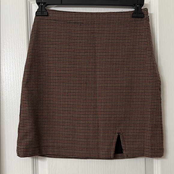 Abercrombie and Fitch brown mini skirt size XS - Picture 1 of 10